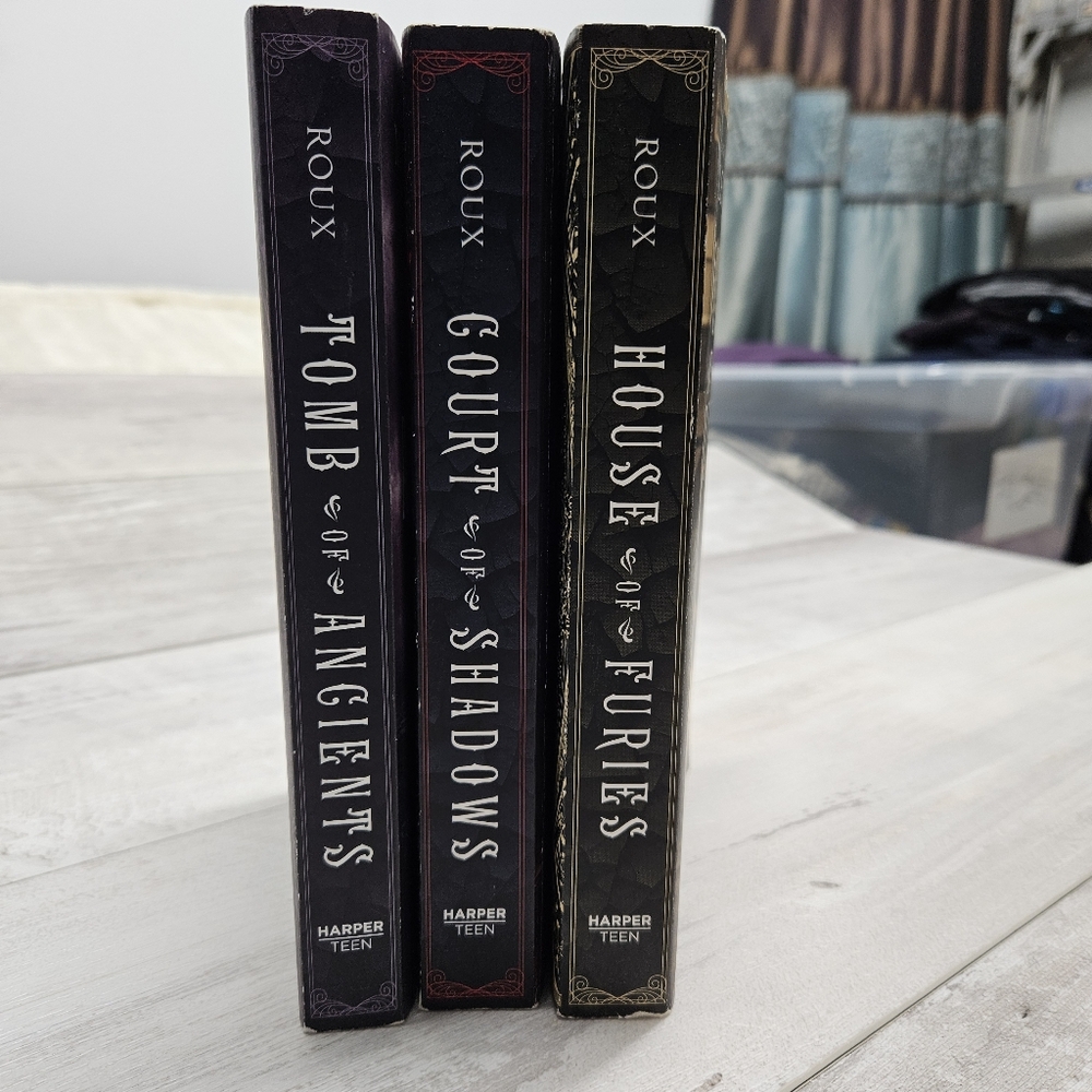 Madeline Roux House of Furies Court of Shadows Tomb of Ancient Novels Set of 3 - Picture 2 of 12